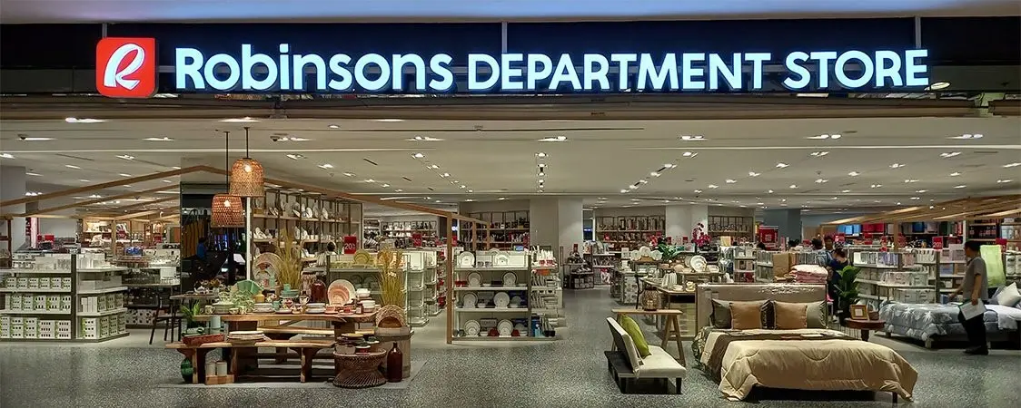 robinsons department store stalls
